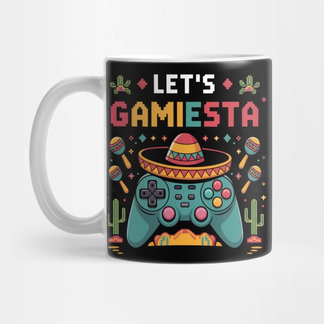 Video Game Controller Mexican Gamer Kids Cinco de Mayo Boys by ism's Store